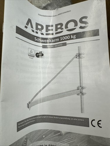 Arebos schwenkarm 1000kg neu - 1000kg,