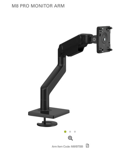 Humanscale pro monitor arm - m8,