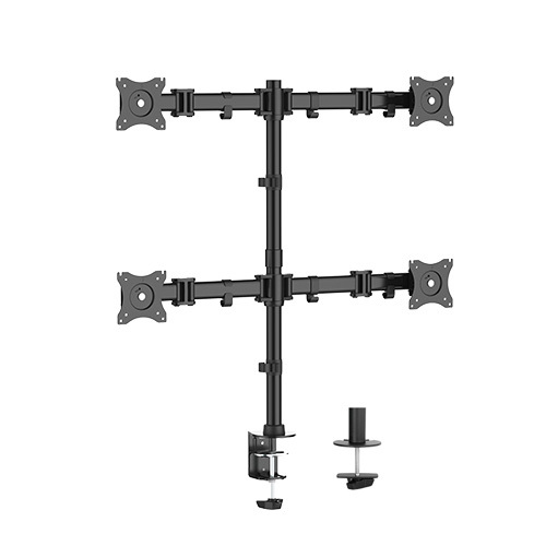 Quad monitor schwenkarm tisch - quad,