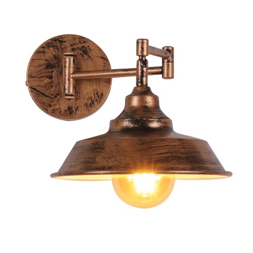 Wandleuchte mit schwenkarm e27 - wandleuchte,